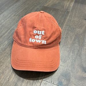 Aerie Summer Baseball Hat Embroidered Out of Town Adjustable